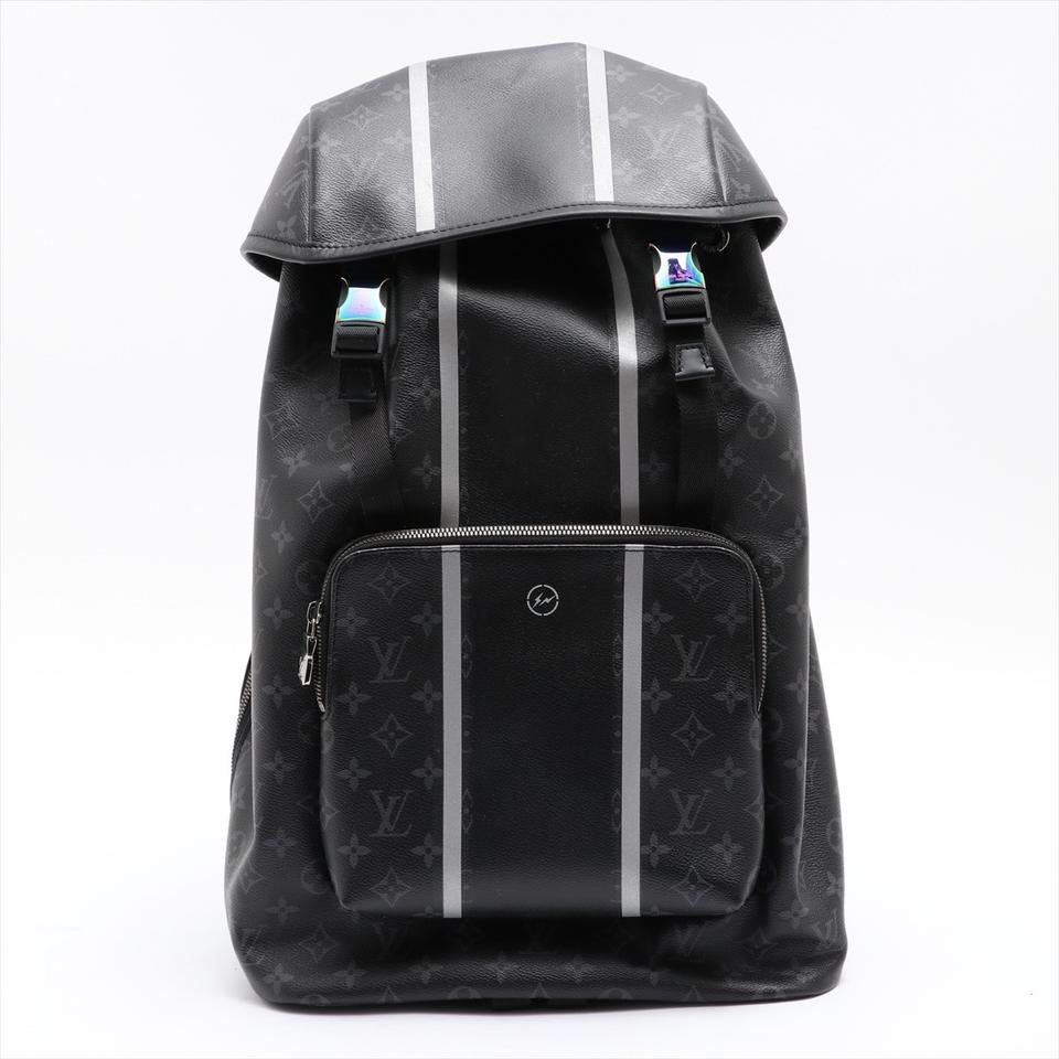 louis vuitton backpack zack Louis Vuitton Fragment Black Eclipse Monogram Zack Backpack 1lm32lv