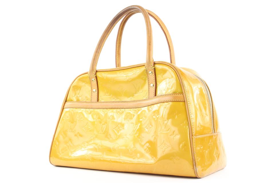 Louis Vuitton, Bags, Vintage 200 Louis Vuitton Tompkins Square Vernis  Yellow Golden Bag Monogram