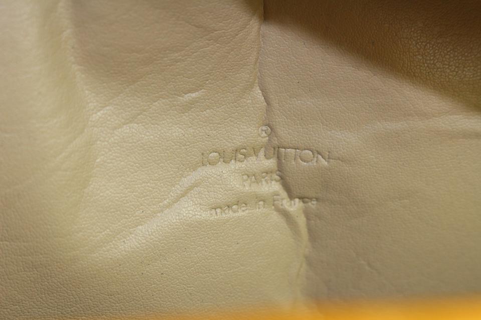 Louis Vuitton Boston bag Monogram Brown Beige Women Men Authentic T9623