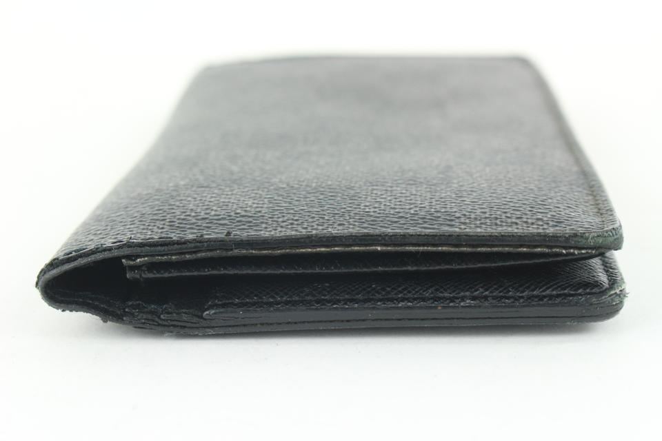 Louis Vuitton Brazza Wallet Damier Graphite Black 1214991