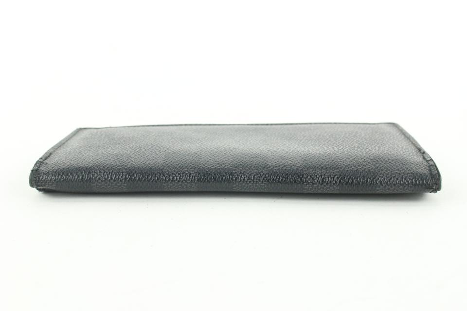 Louis Vuitton Long Clutch Brazza Damier Snap Button Wallet Black