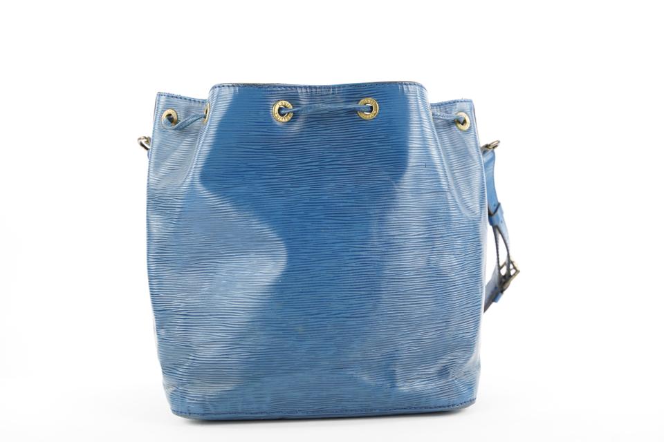 Blue Louis Vuitton Epi Petit Noe Bucket Bag, RvceShops Revival