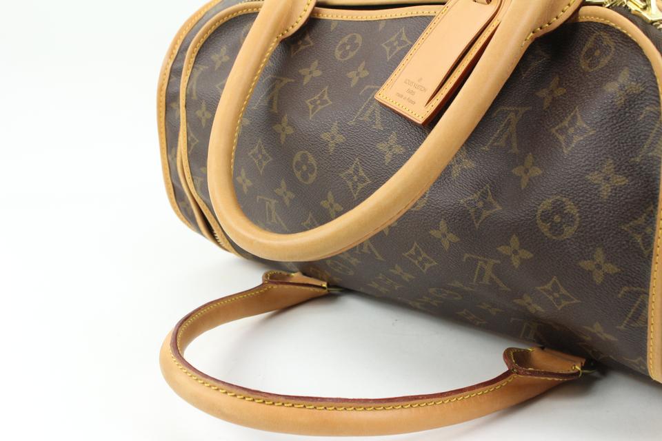 Louis Vuitton, Bags, Louis Vuitton Monogram Sac Chien 4 Pet Carrier Dog  Bag 38lv223s