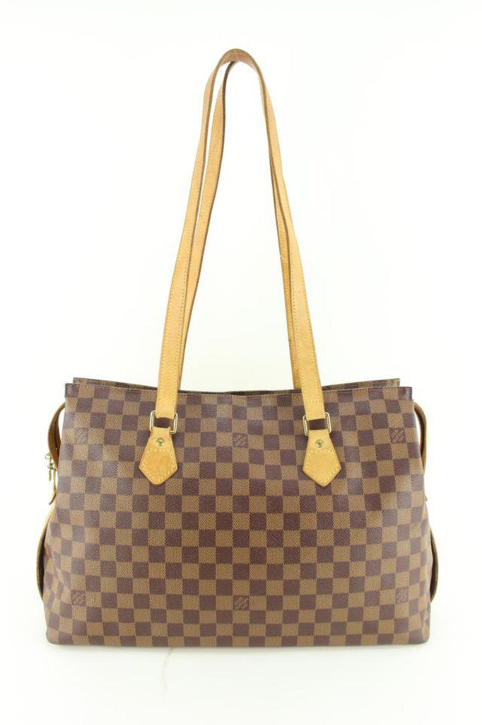 Louis Vuitton Damier Ebene Columbine Zip Shoulder Bag 5lz68s