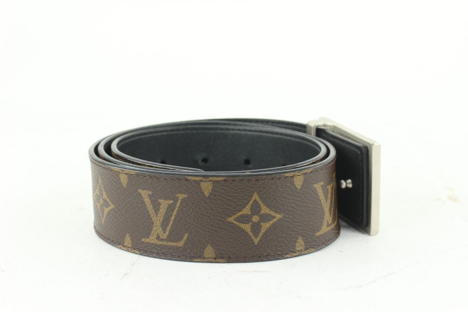 Lv circle leather belt Louis Vuitton Brown size 90 cm in Leather - 31279453