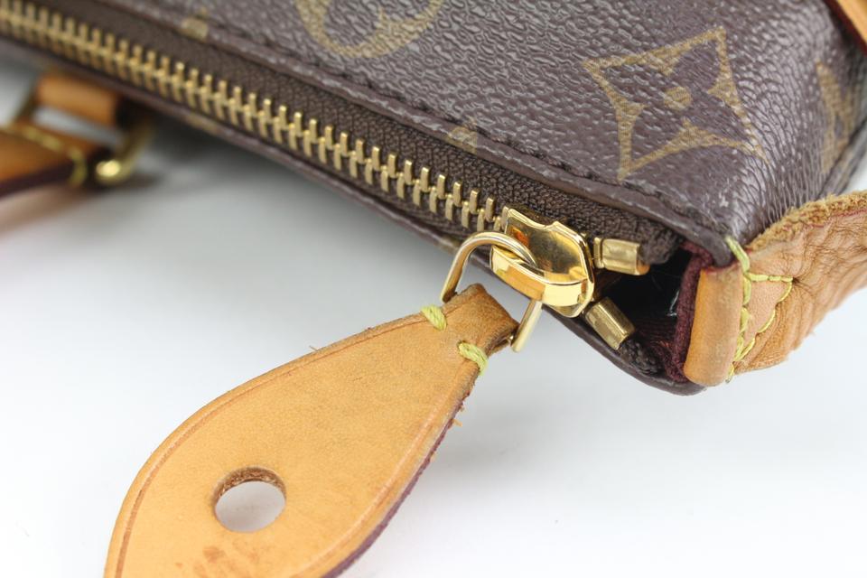 Authentic Louis Vuitton Monogram Iena PM Leather Shoulder Handbag M42268  Purse