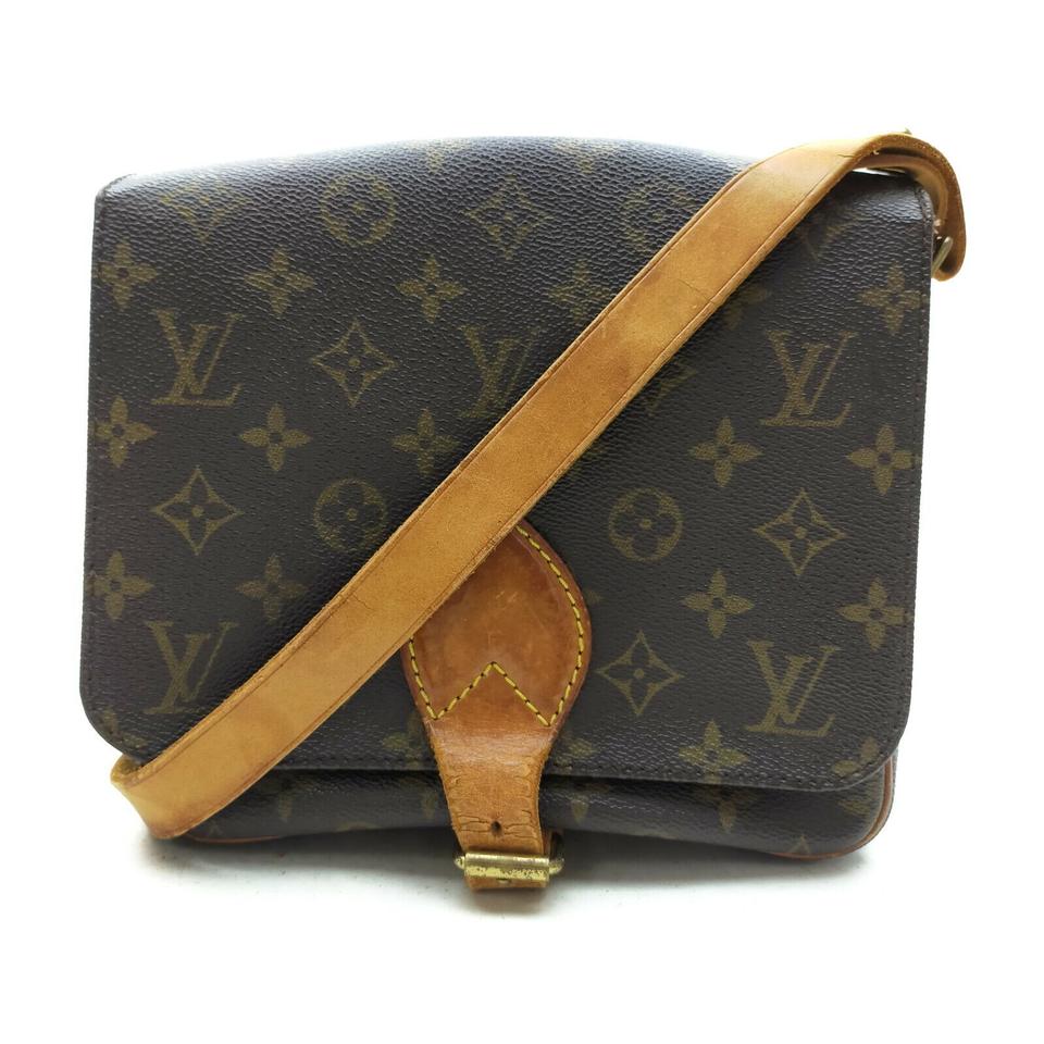 Louis Vuitton Monogram Cartouchiere MM Crossbody Flap