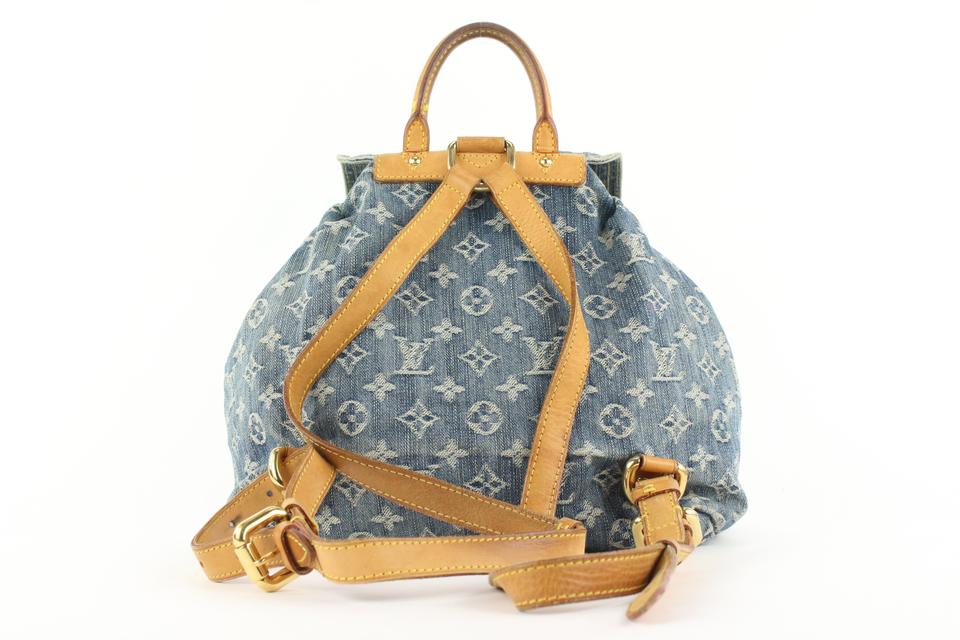 Louis Vuitton Monogram Denim Sac A Dos GM Backpack 934lvs415