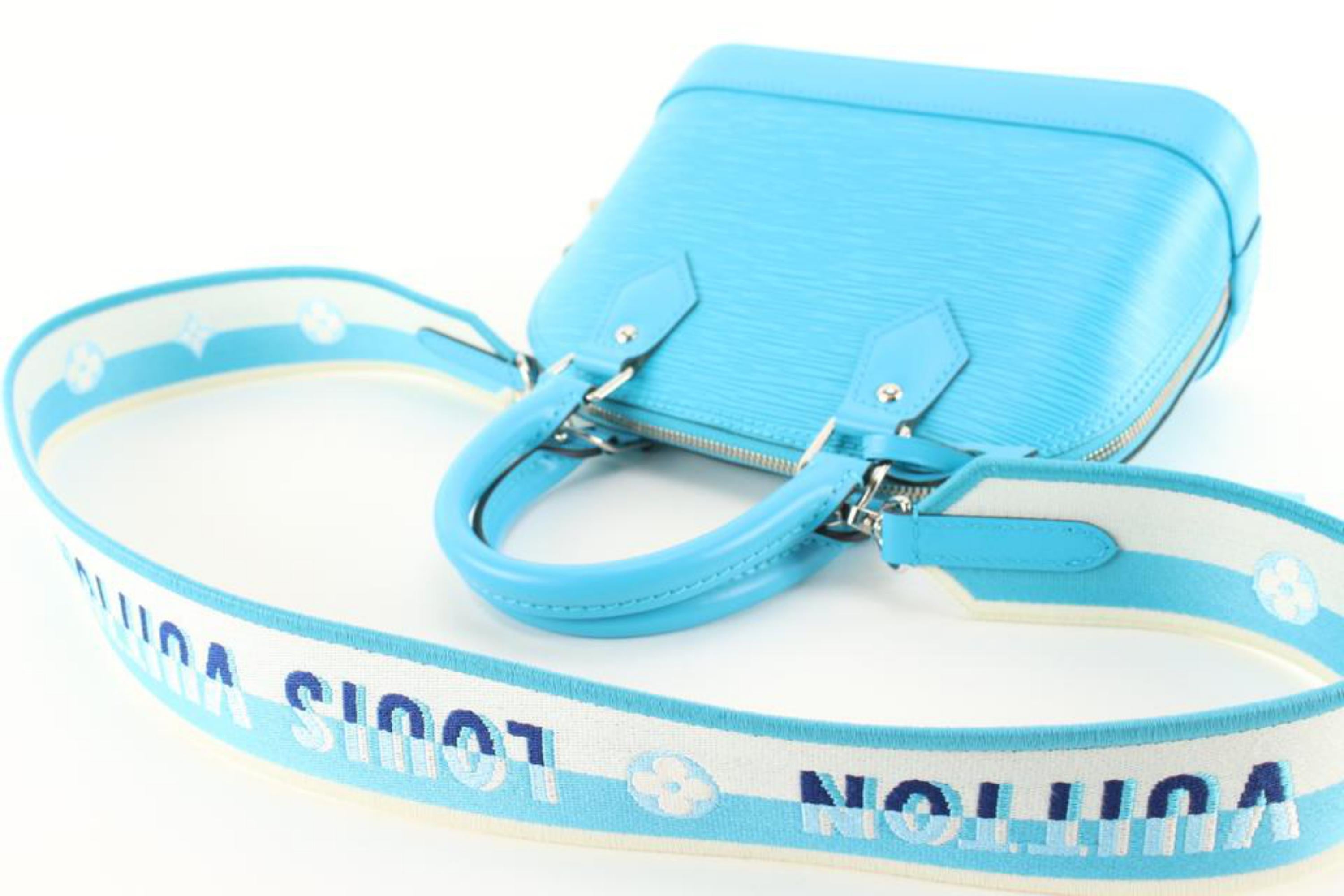 Louis Vuitton Limited Turquoise Epi Leather Alma BB 2LK919A – Bagriculture
