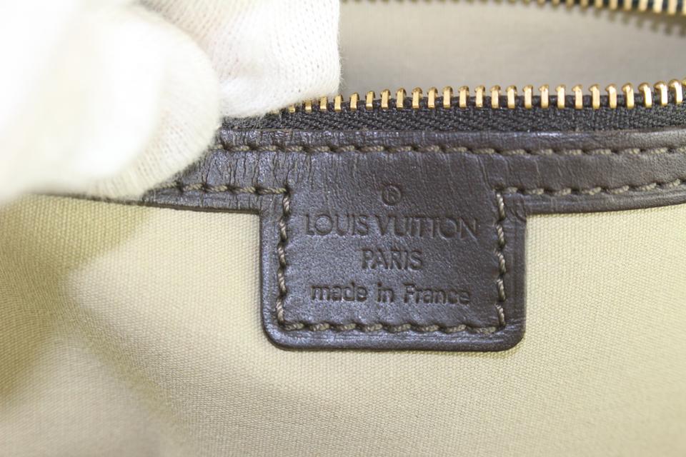 LOUIS VUITTON Monogram Mini Alma Haut Hand Bag Khaki M92203 LV Auth 44187