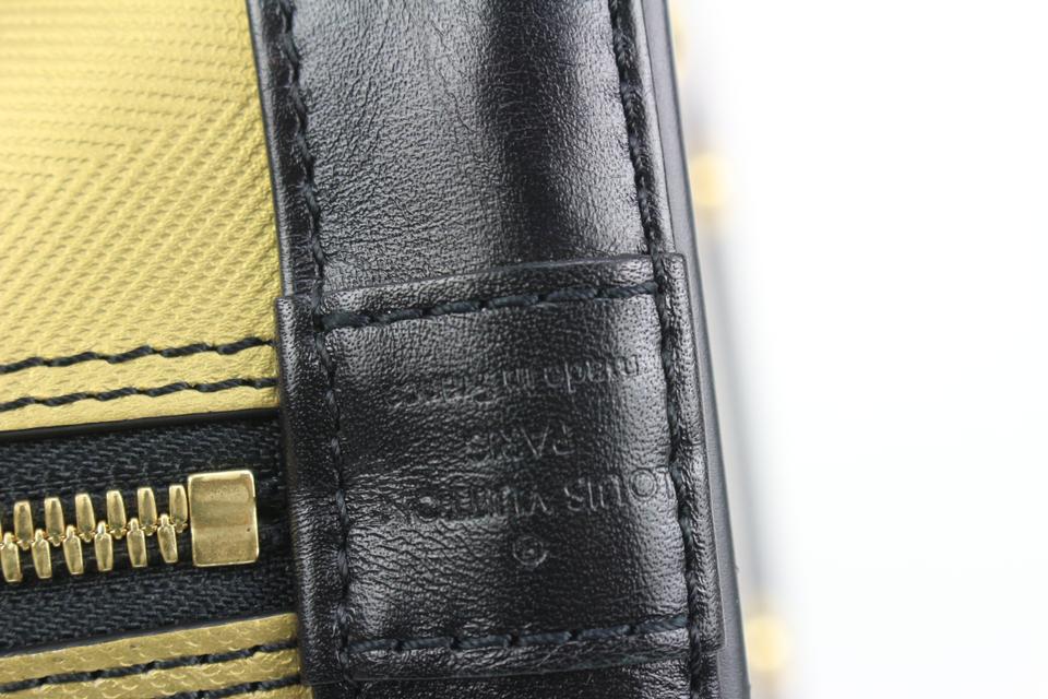 LOUIS VUITTON Alma PM Monogram Reverse Studs Shoulder Bag Black