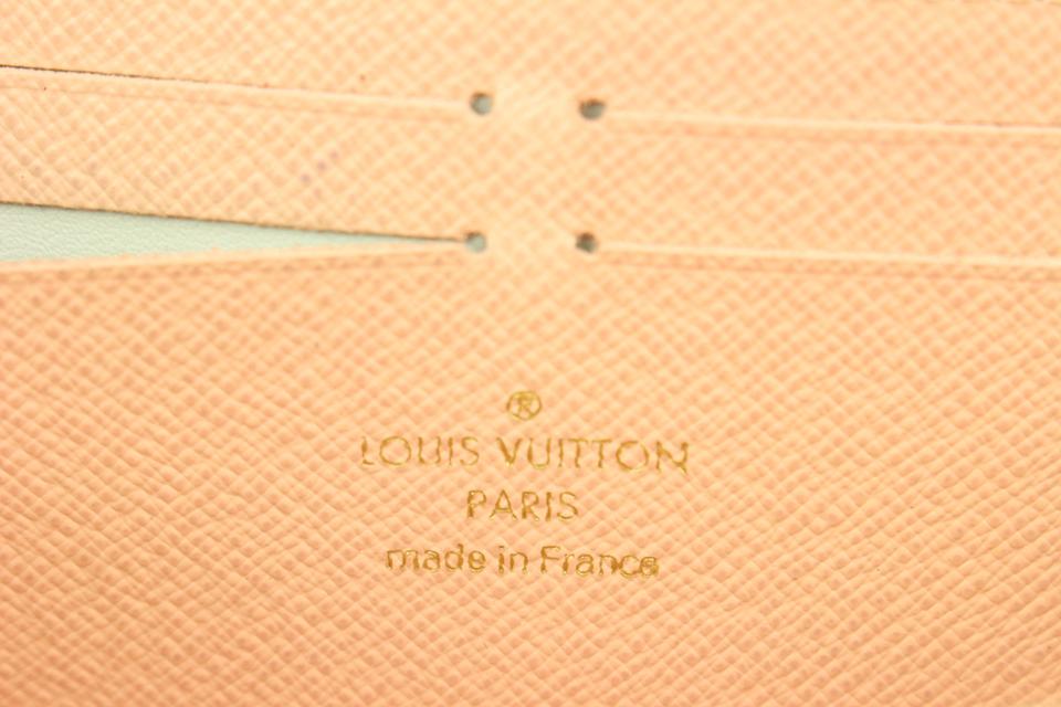 LOUIS VUITTON Damier Azur Tahitienne Clemence Wallet 1221845