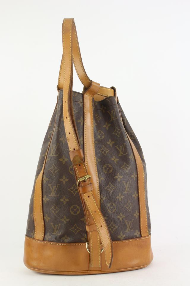 Randonnée leather backpack Louis Vuitton Brown in Leather - 37405739