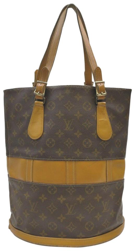 Louis Vuitton Monogram Marais Bucket GM Tote Bag 863061
