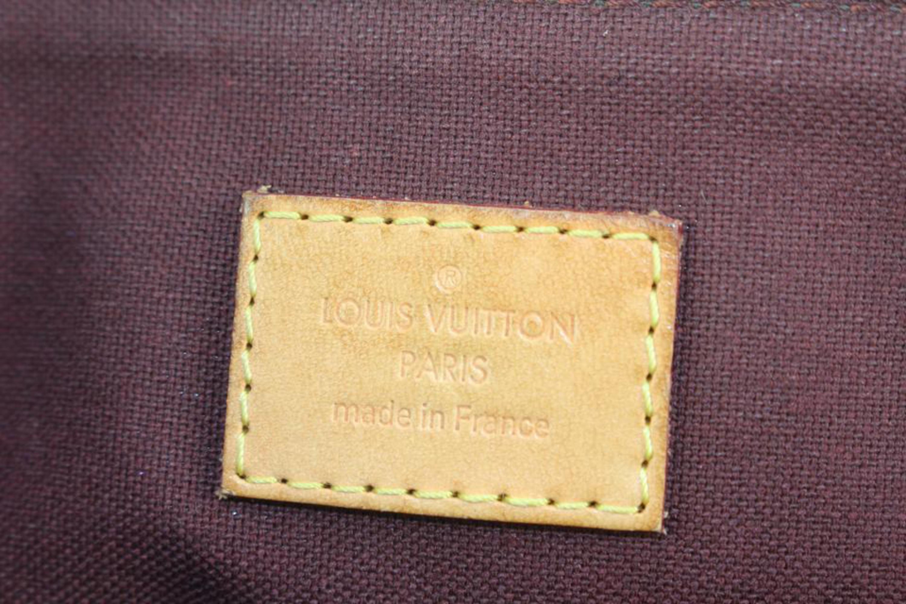 Louis Vuitton Discontinued Damier Ebene Lena MM Zip Tote Iena Jena
