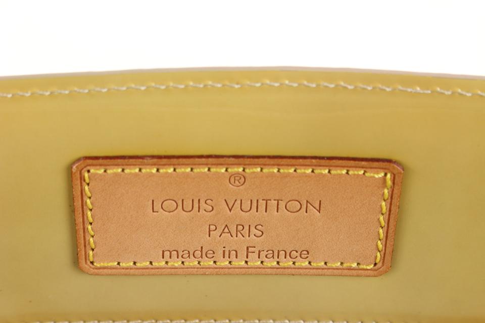 Sold-LOUIS VUITTON Monogram Vernis Reade MM Beige/Yellow Bag