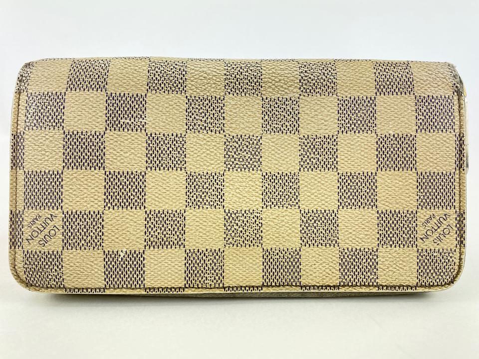 Louis Vuitton Damier Azur Long Zippy Wallet.Made in Spain. Date