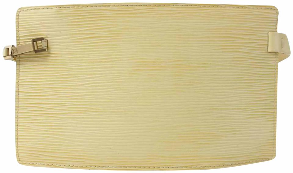 Louis Vuitton Vanilla Epi Leather Elastic Card Wallet - Yoogi's Closet