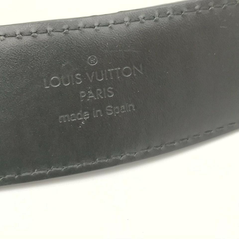 Louis Vuitton 100/40 Black Damier Infini Leather Detroit Centure Belt –  Bagriculture