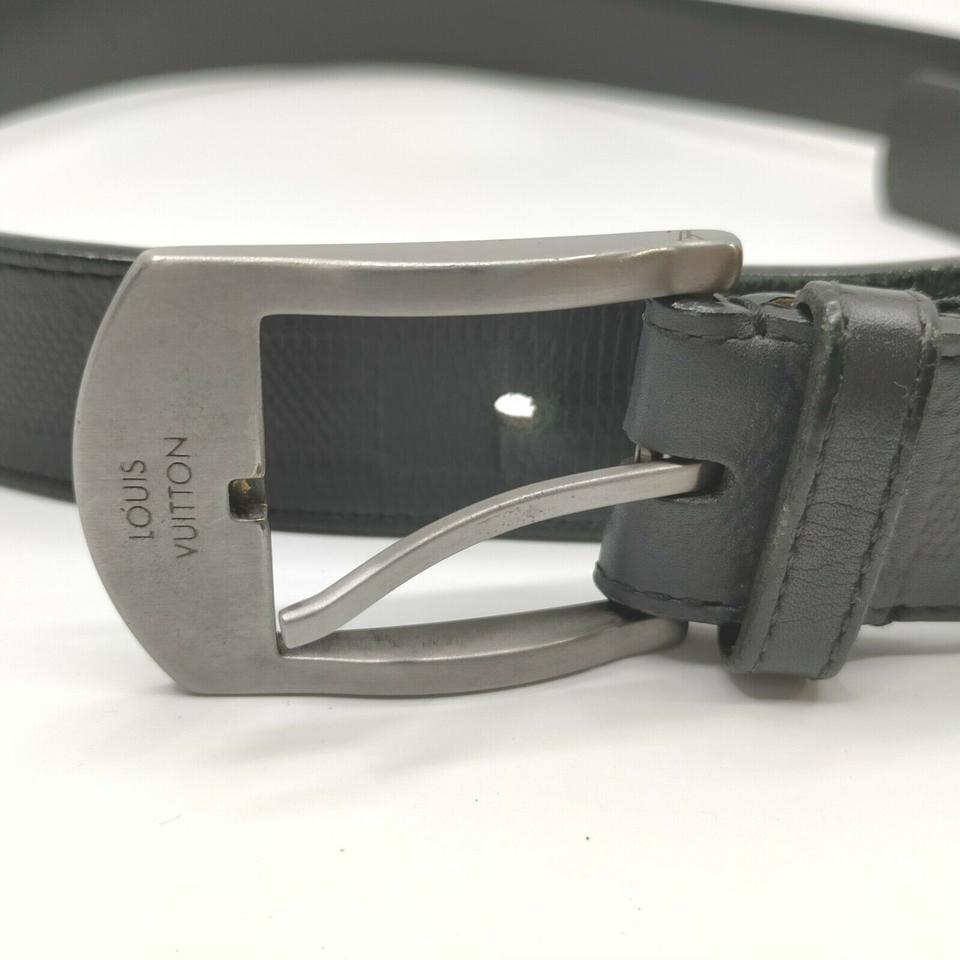Black Damier Leather Belt