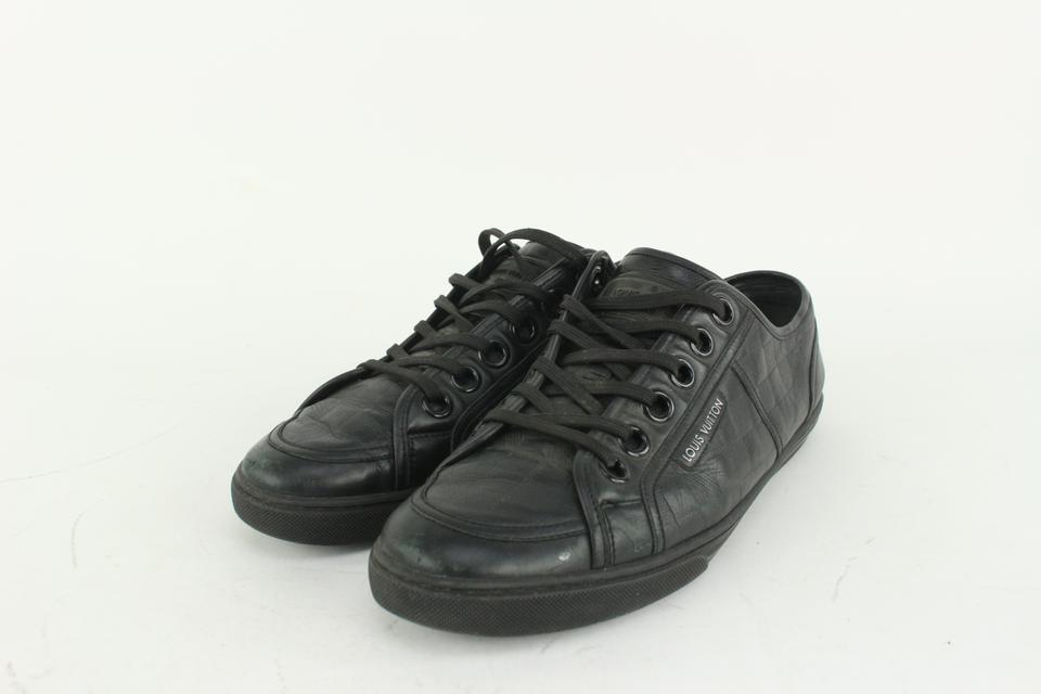 Louis Vuitton Men's US 10 Black Damier Infini Sneakers Low Top