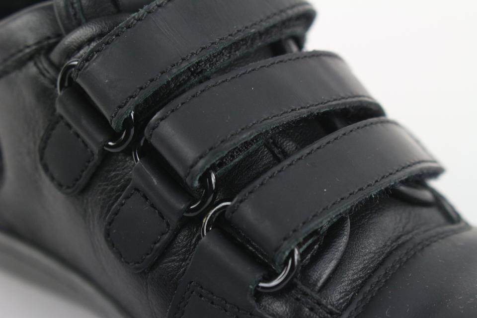 Louis Vuitton Rare Toddler Sz 25 Black Leather Slalom Sneaker 128lv1