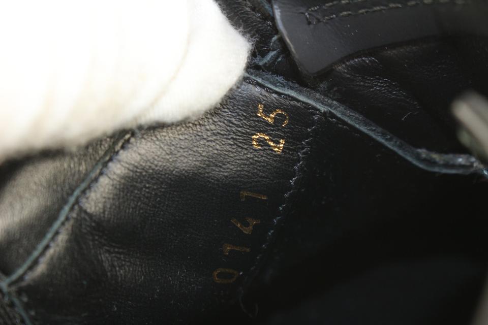 Louis Vuitton, Shoes, Louis Vuitton Black Leather Kids Sneaker