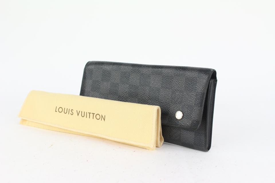 Louis Vuitton Damier Graphite Portefeuille Long Modulable Wallet Black
