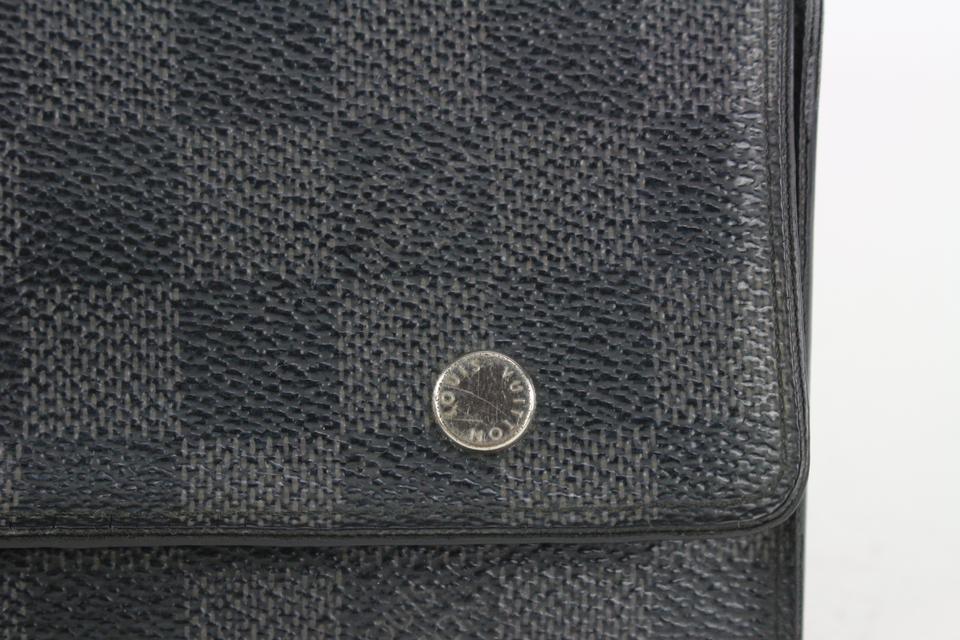 Louis Vuitton Black Damier Graphite Modulable Long Snap Wallet 140lv729