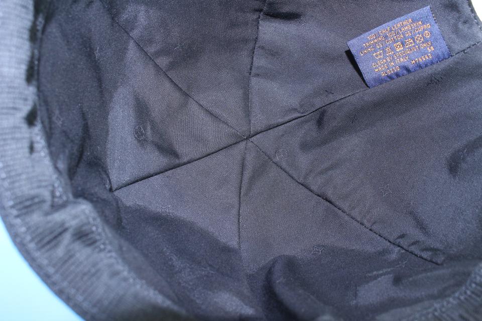 Louis Vuitton 21FW Black x Blue Leather Damier Infini Baseball Cap Hat  ref.484362 - Joli Closet