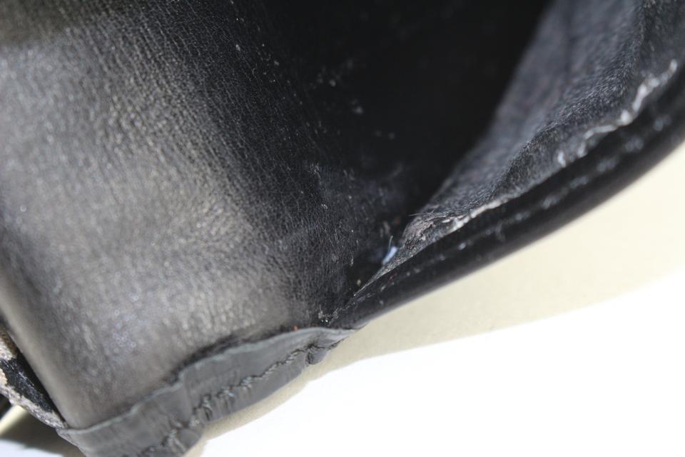 Louis Vuitton Black Epi Leather Long Bifold Card Holder Brazza James 5l520