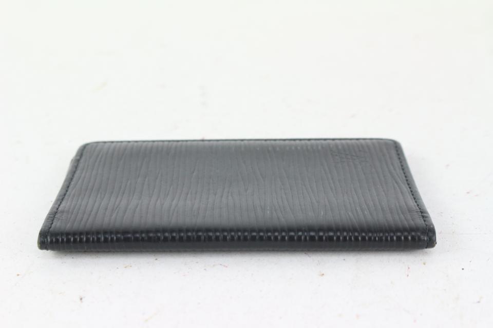Cloth card wallet Louis Vuitton Black in Cloth - 32697406