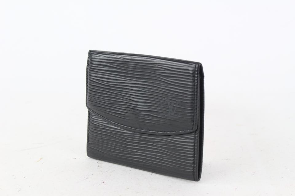 Louis Vuitton Black EPI Leather Compact Wallet