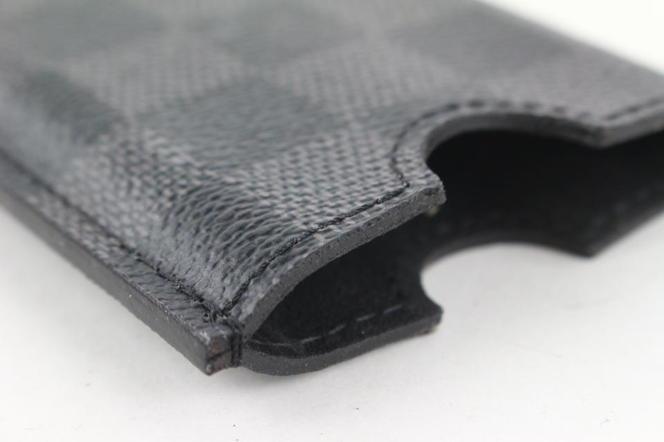 Louis Vuitton Black Damier Graphite iPhone 3G Case or Card Holder 22lvs1230
