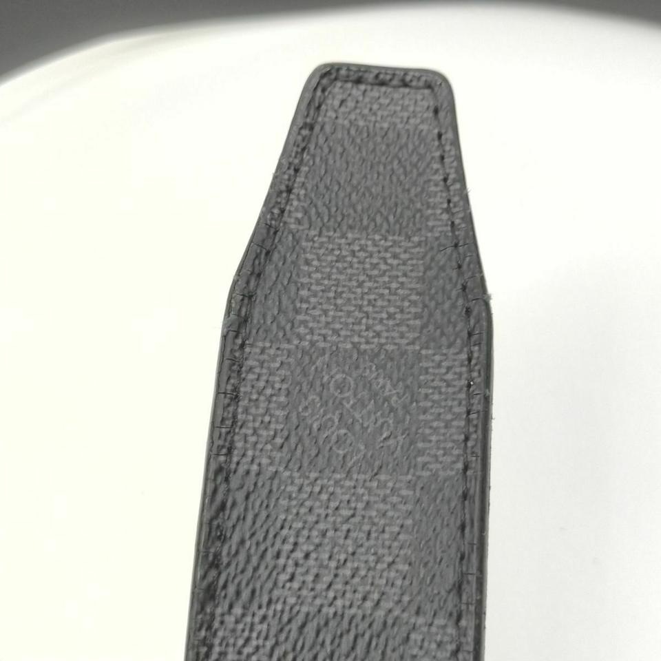 Cinturón Pont Neuf de 3,5 cm Lona Damier Graphite - Accesorios