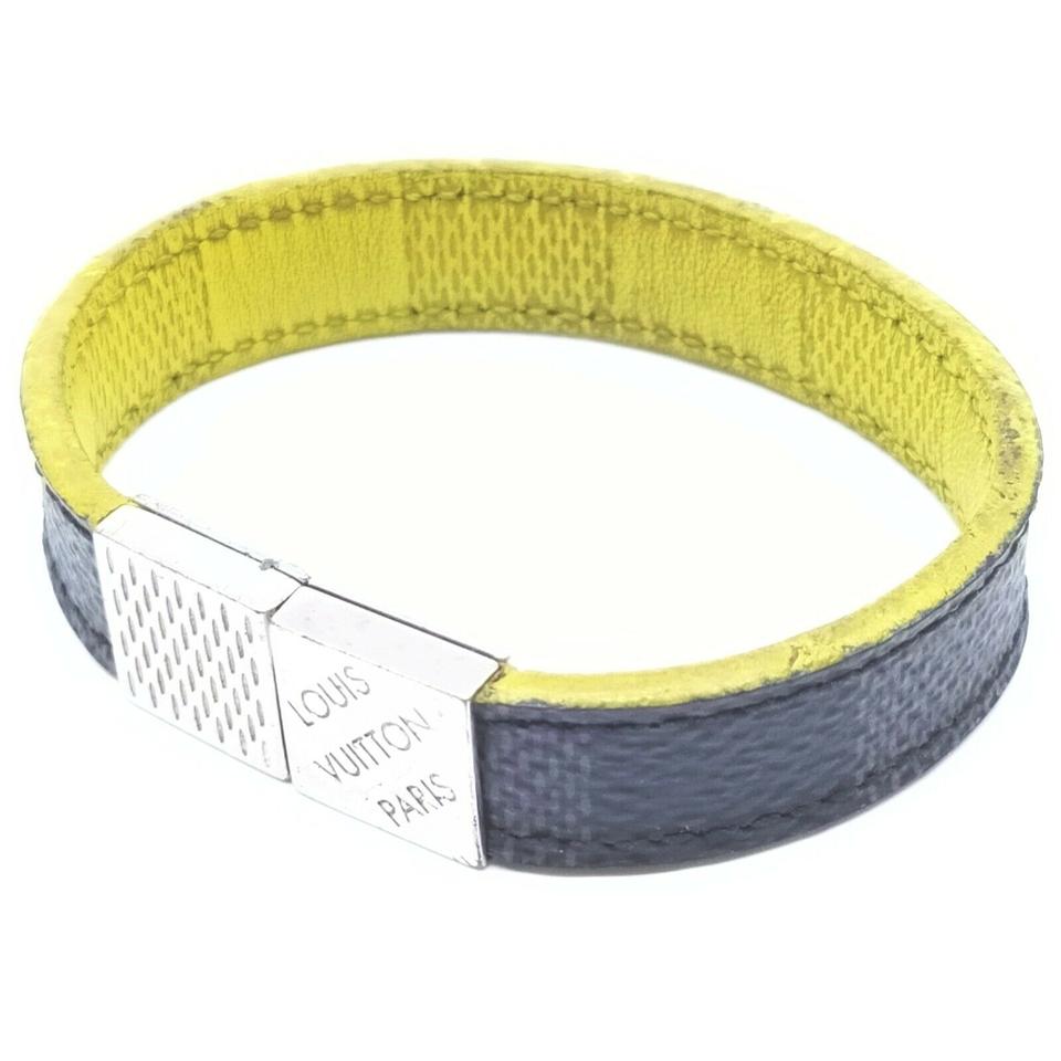 Louis Vuitton Mens Damier Graphite Bracelet