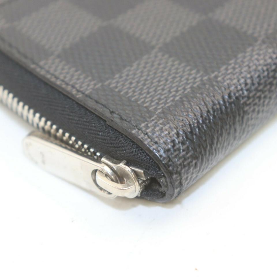 Louis Vuitton Compact Zippy Wallet Damier Graphite Black/Grey in Canvas  with Silver-tone - US