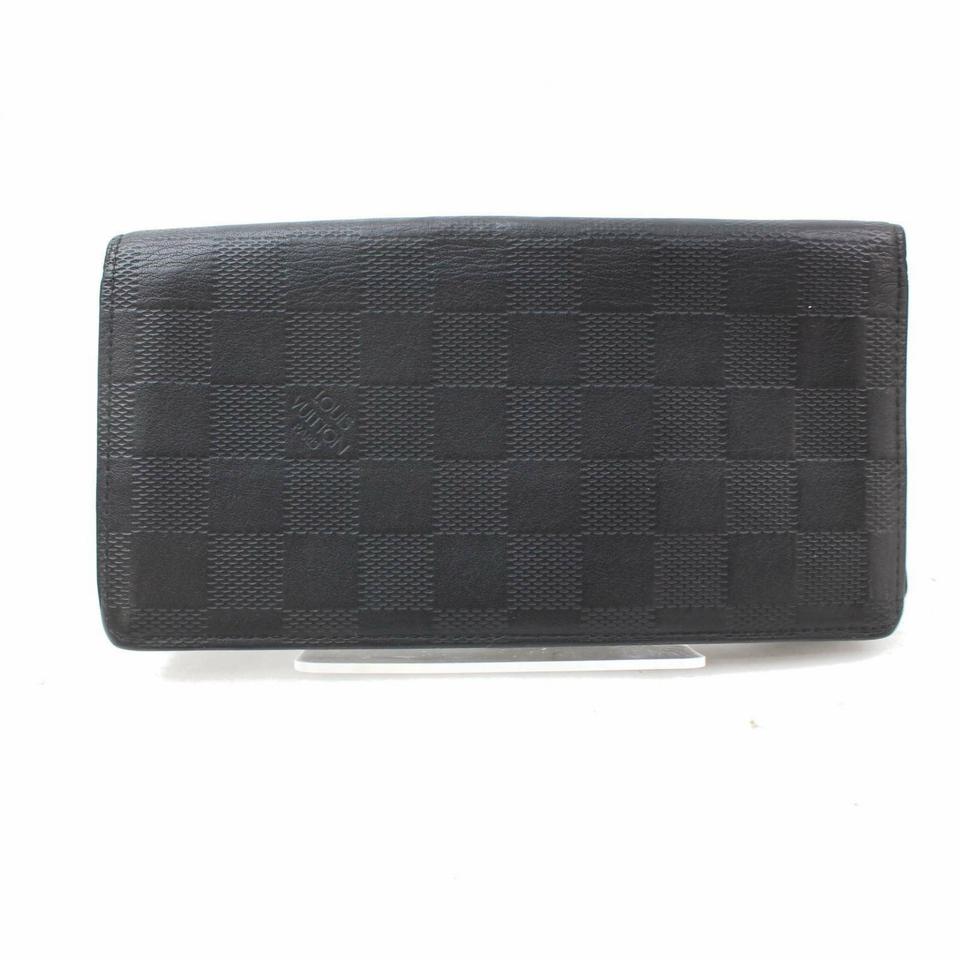Louis Vuitton Damier Infini Portefeuille Brazza Long Flap Bifold Wallet I871371