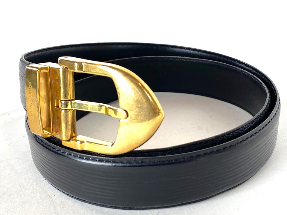 Louis Vuitton Black EPI Ceinture Belt 6la529
