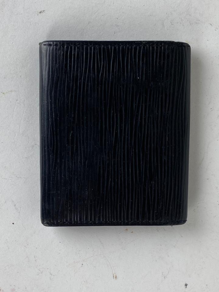 Louis Vuitton Black EPI Leather Coin Purse Pouch 2lv62 Wallet