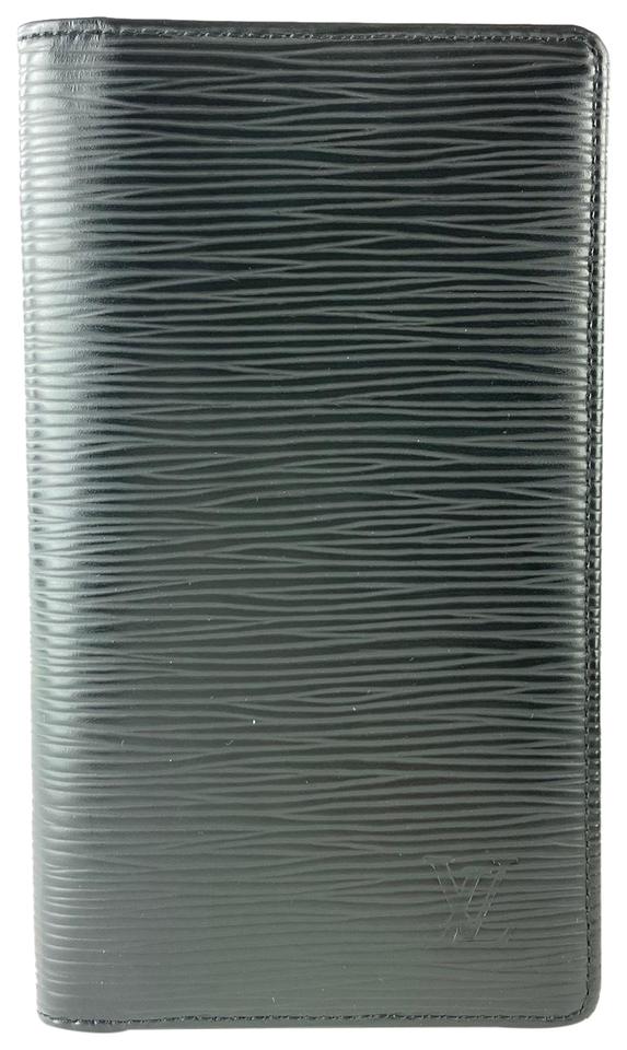 Authenticated Used Louis Vuitton Epi Portefeuille Brazza M60622 Men's Epi  Leather Long Wallet (bi-fold) Noir 