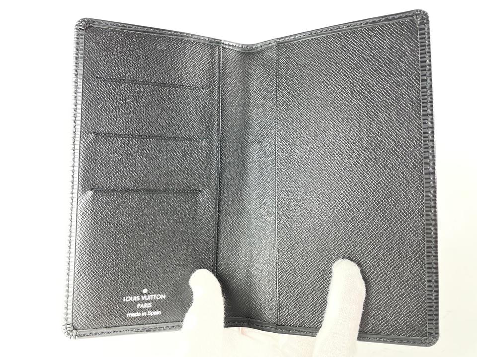 Louis Vuitton Black Epi Leahter Brazza Wallet at Jill's Consignment