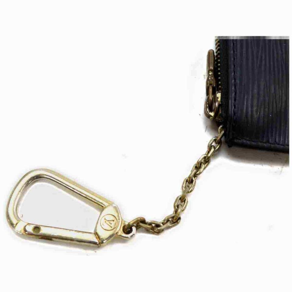 Key pouch leather small bag Louis Vuitton Black in Leather - 36265995