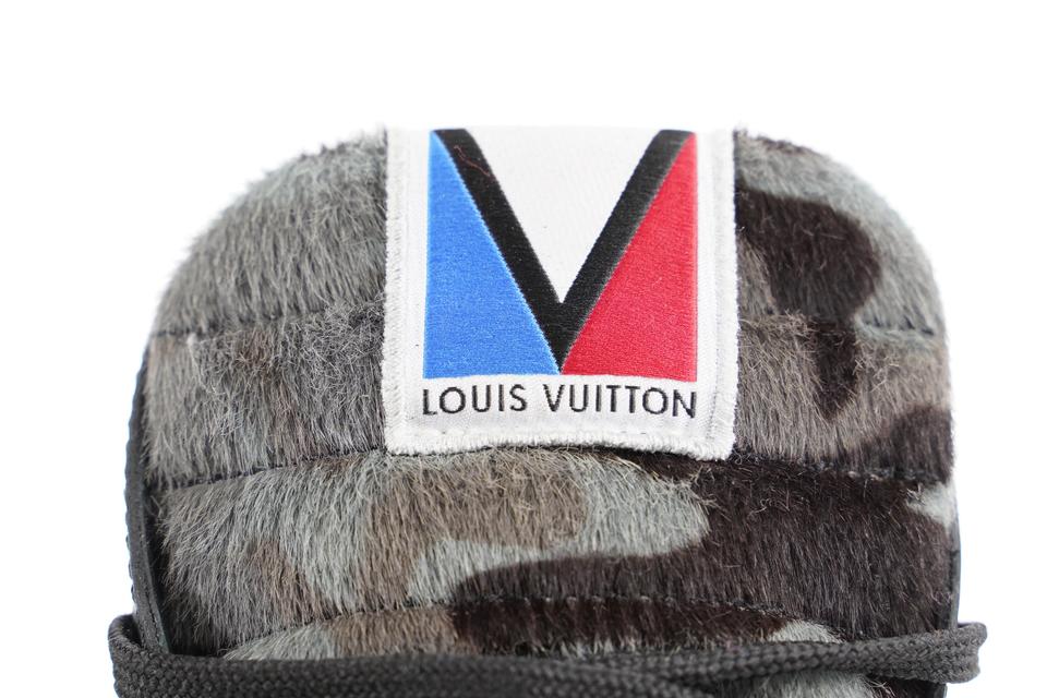Louis Vuitton LV6 Men's 6 Camo x Black Leather Spitfire High Top
