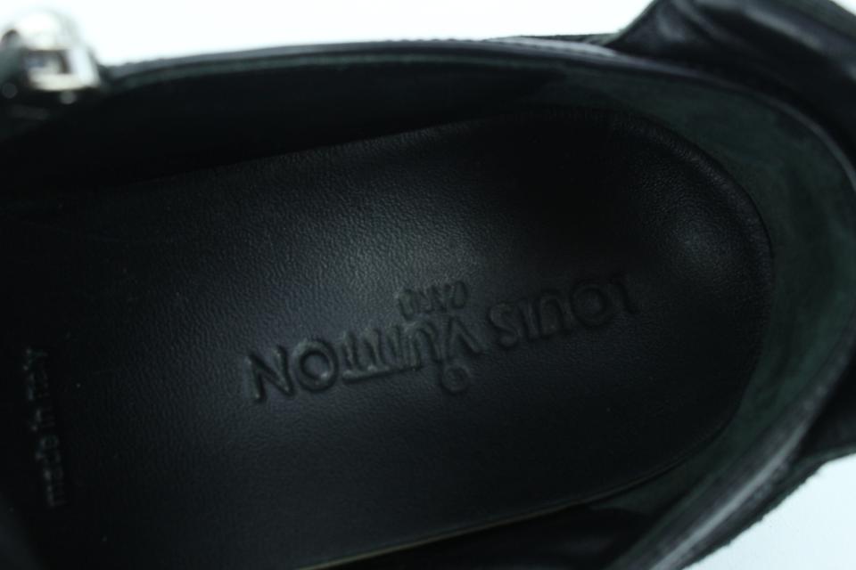 Louis Vuitton Men''s 7 US Damier Graphite Nylon Punchy Low Top Sneaker 112lv27
