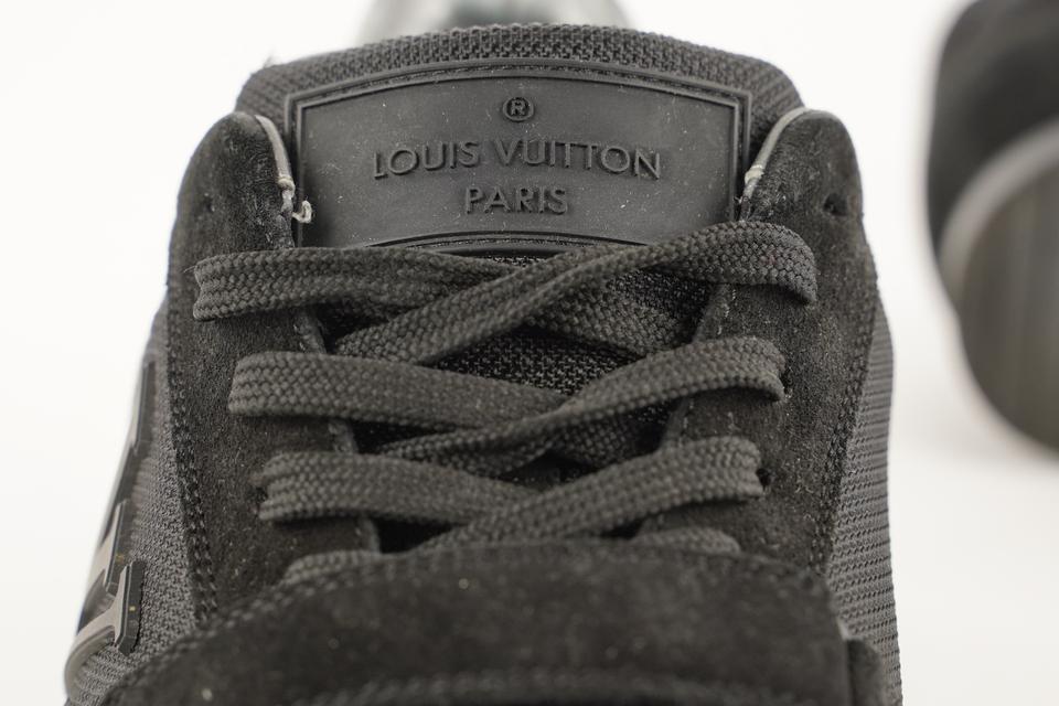 all black lv sneakers
