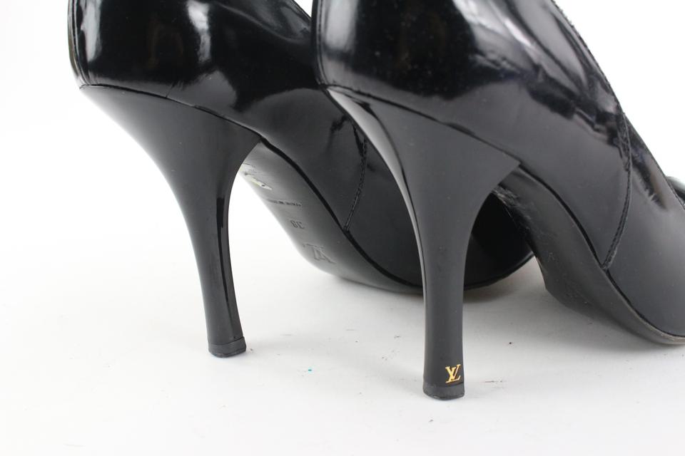 Chérie patent leather heels Louis Vuitton Black size 38 EU in