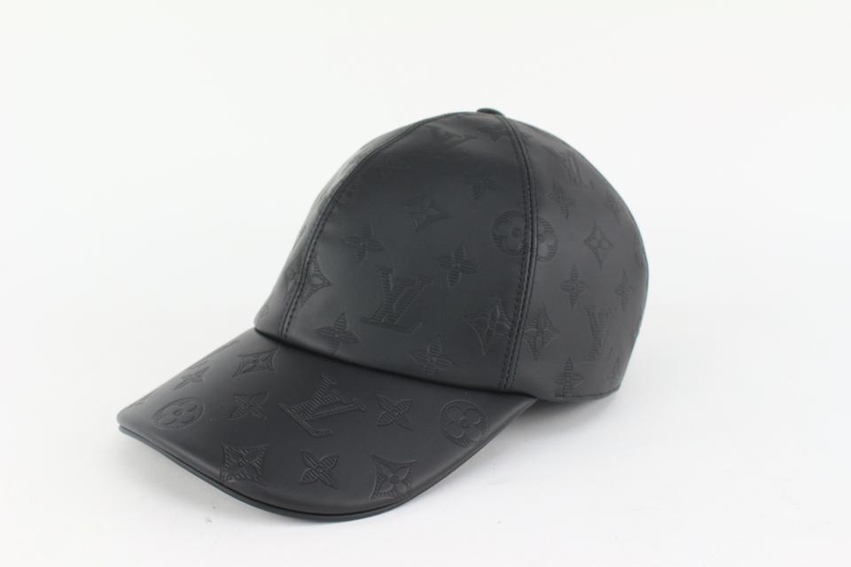 Louis Vuitton - Authenticated Hat - Leather Black for Men, Never Worn