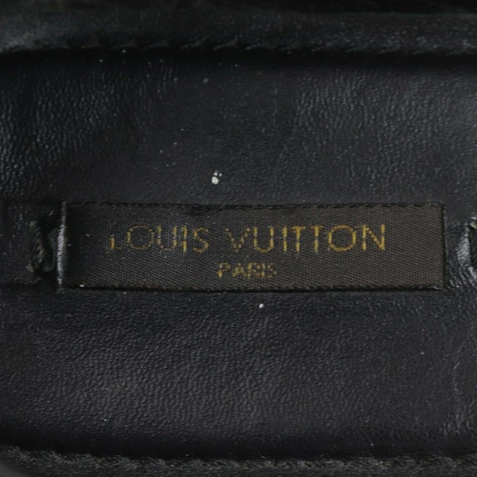 Leather ballet flats Louis Vuitton Black size 36.5 EU in Leather