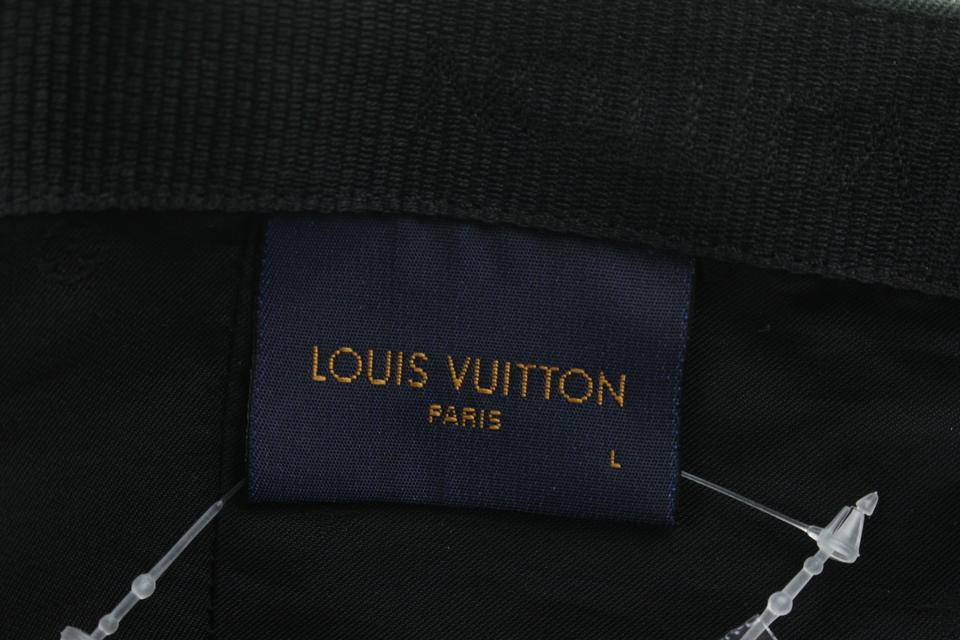 NWT Louis Vuitton Nigo Gray Stripe Monogram LV Made Logo Cap Hat 2021  AUTHENTIC